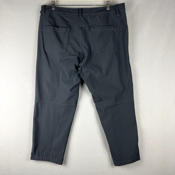 Lululemon ABC Classic Chino Pants Mens 38x26 Gray Warpstreme Performance *FLAW - Picture 8 of 16